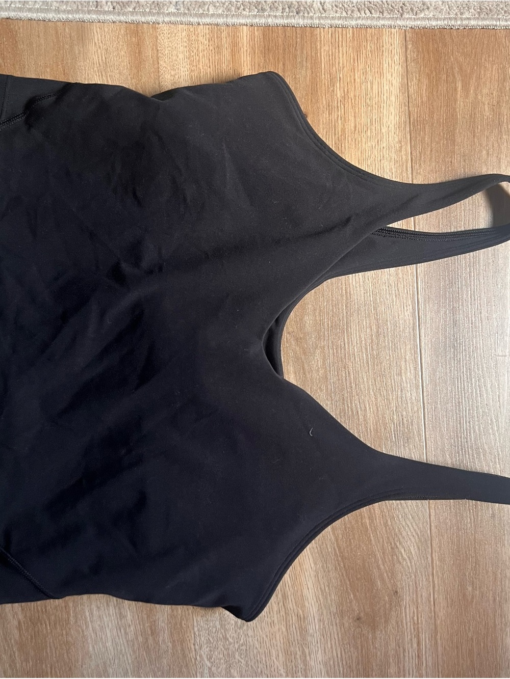 lululemon athletica Black Racerback Tank Top